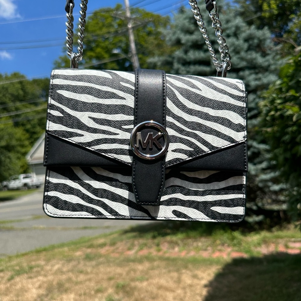 Michael Kors small Zebra Print Crossbody NWT - Picture 6 of 11